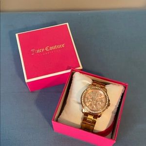 Gold juicy couture watch